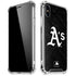 MLB Oakland Athletics Dark Wash iPhone XS Max Clear Case